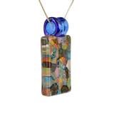 Heathbar • Murrine Tile Pendant #9