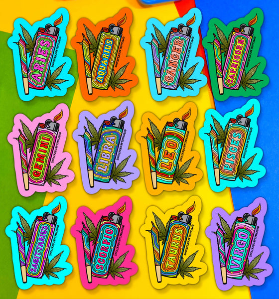 Lighter Sticker • Zodiac