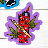 Lighter Sticker • Butterfly