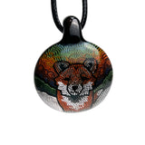JH Glass • Fox Dotwork Pendant