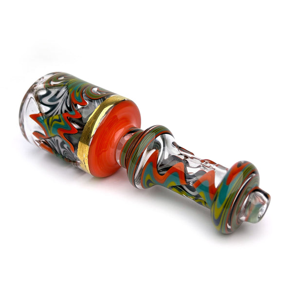 Schmitz •  Carved Wig Wag Chillum